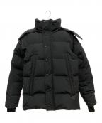 CANADA GOOSEカナダグース）の古着「WYNDHAM PARKA BLACK LABEL（ウィンダム パーカ ブラックレーベル）ダウンジャケット」｜ブラック