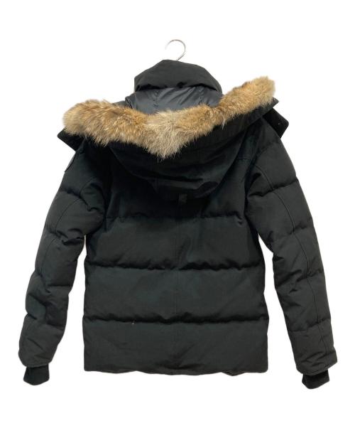 CANADA GOOSE（カナダグース）CANADA GOOSE (カナダグース) WYNDHAM PARKA BLACK LABEL（ウィンダム パーカ ブラックレーベル）ダウンジャケット ブラック サイズ:XSの古着・服飾アイテム