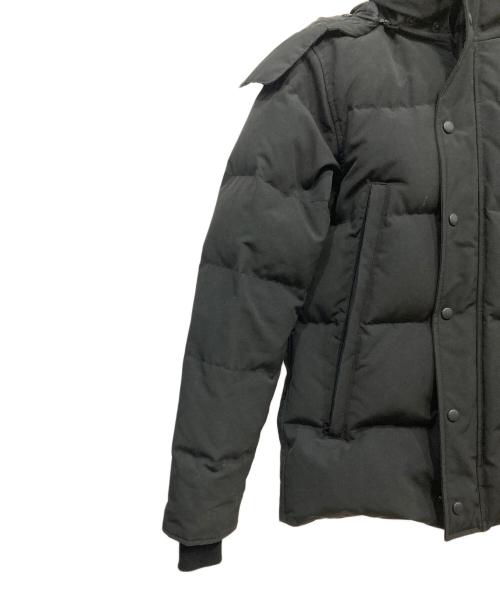 CANADA GOOSE（カナダグース）CANADA GOOSE (カナダグース) WYNDHAM PARKA BLACK LABEL（ウィンダム パーカ ブラックレーベル）ダウンジャケット ブラック サイズ:XSの古着・服飾アイテム