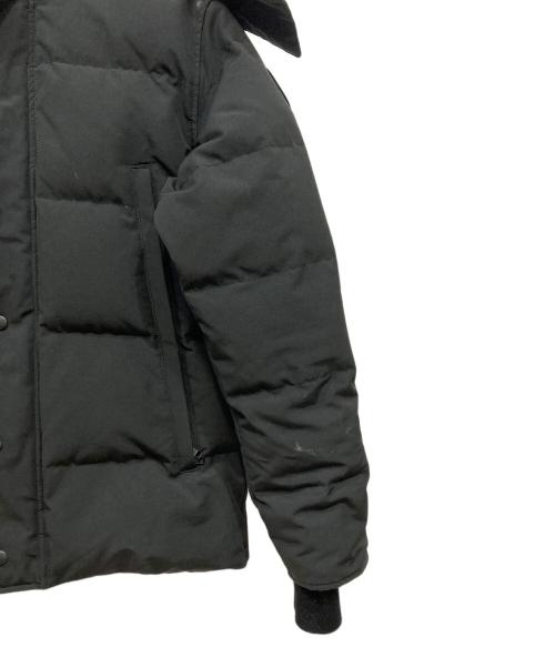 CANADA GOOSE（カナダグース）CANADA GOOSE (カナダグース) WYNDHAM PARKA BLACK LABEL（ウィンダム パーカ ブラックレーベル）ダウンジャケット ブラック サイズ:XSの古着・服飾アイテム