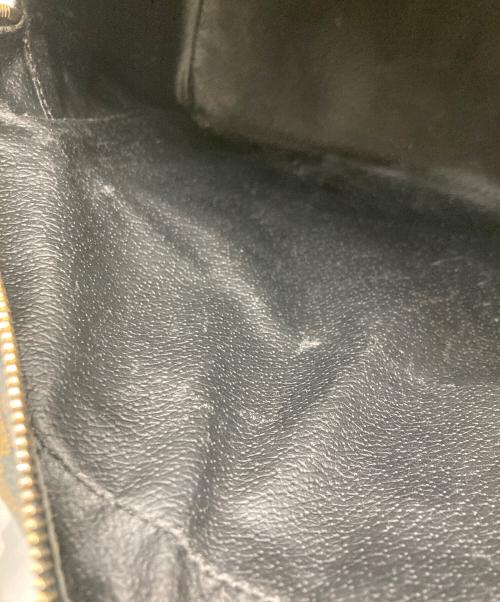 CELINE（セリーヌ）CELINE (セリーヌ) マカダム ハンドバッグ ブラック×ブラウンの古着・服飾アイテム