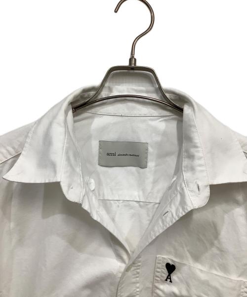 ami（アミ）ami (アミ) Ami De Coeur シャツ ホワイト サイズ:40の古着・服飾アイテム