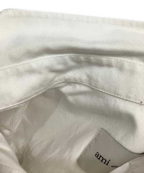 ami（アミ）ami (アミ) Ami De Coeur シャツ ホワイト サイズ:40の古着・服飾アイテム