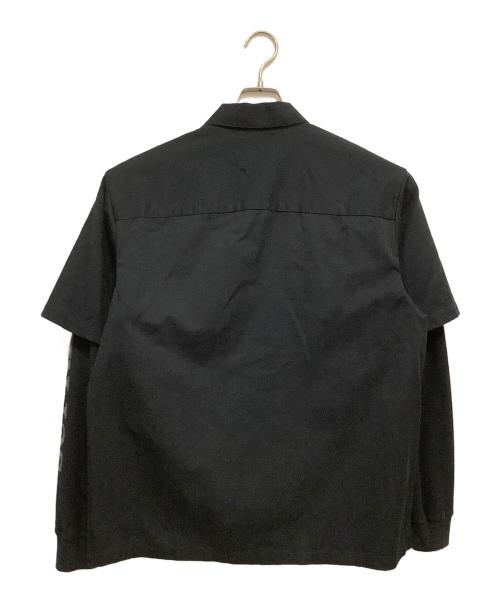 SUPREME（シュプリーム）Supreme (シュプリーム) サーマルワークシャツ ブラック サイズ:Mの古着・服飾アイテム