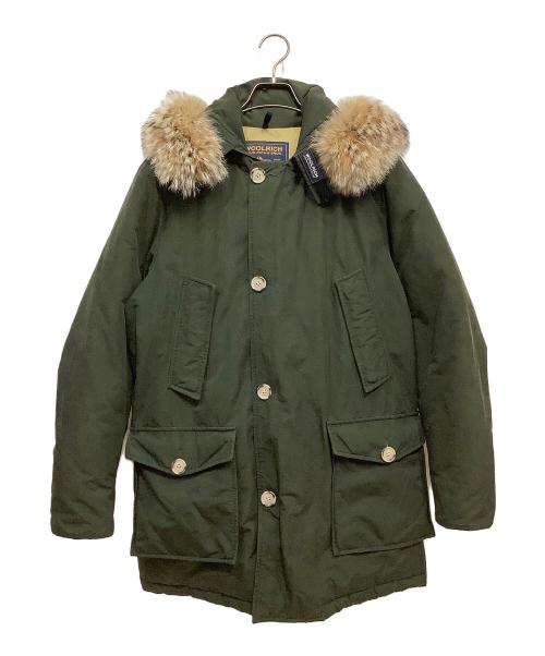 WOOLRICH（ウールリッチ）WOOLRICH (ウールリッチ) ARCTIC PARKA ダウンジャケット グリーン サイズ:Mの古着・服飾アイテム