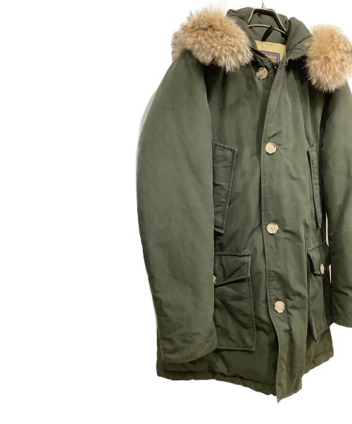 WOOLRICH（ウールリッチ）WOOLRICH (ウールリッチ) ARCTIC PARKA ダウンジャケット グリーン サイズ:Mの古着・服飾アイテム