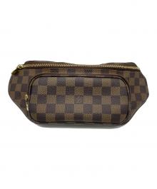LOUIS VUITTON（ルイ ヴィトン）の古着「ダミエ バムバッグ・メルヴィール」｜ブラウン