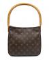 LOUIS VUITTON (ルイ ヴィトン) モノグラム ルーピングMM M51146/ショルダーバッグ/ハンドバッグ/ワンハンドルバッグ：100000円