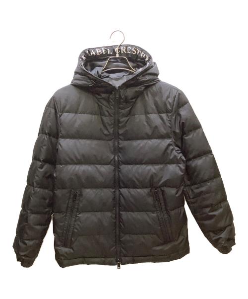 BLACK LABEL CRESTBRIDGE（ブラックレーベル クレストブリッジ）BLACK LABEL CRESTBRIDGE (ブラックレーベル クレストブリッジ) ダウンジャケット ブラック サイズ:Mの古着・服飾アイテム
