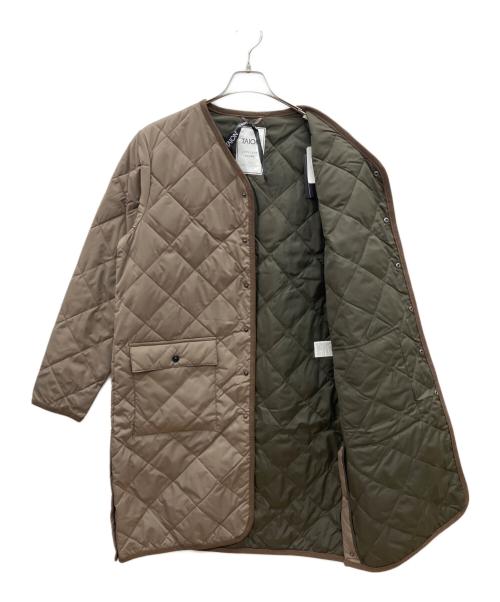 TAION（タイオン）TAION (タイオン) ダウンコート カーキ サイズ:Lの古着・服飾アイテム