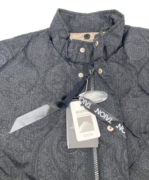 TAION（タイオン）TAION (タイオン) ダウンコート ブラック サイズ:S 未使用品の古着・服飾アイテム