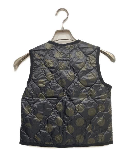 TAION（タイオン）TAION (タイオン) ダウンベスト グリーン×ブラック サイズ:120 未使用品の古着・服飾アイテム