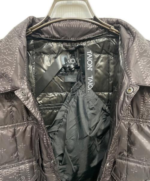 TAION（タイオン）TAION (タイオン) Gジャン型 ダウンジャケット チャコールグレー サイズ:XL 未使用品の古着・服飾アイテム