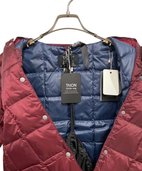 TAION（タイオン）TAION (タイオン) インナーダウンジャケット バーガンディー サイズ:M 未使用品の古着・服飾アイテム