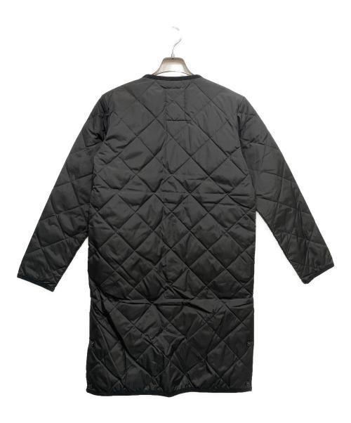 TAION（タイオン）TAION (タイオン) シティ パイピングVネック ロングダウンカーディガン ブラック サイズ:XS 未使用品の古着・服飾アイテム