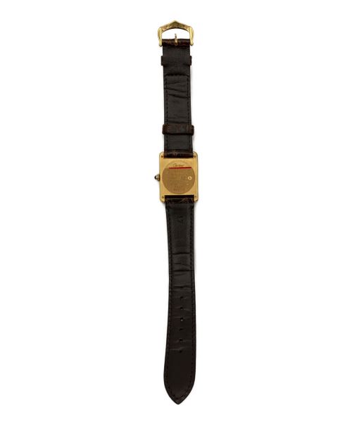 Cartier（カルティエ）Cartier (カルティエ) マストタンク ヴェルメイユ LM アイボリーの古着・服飾アイテム