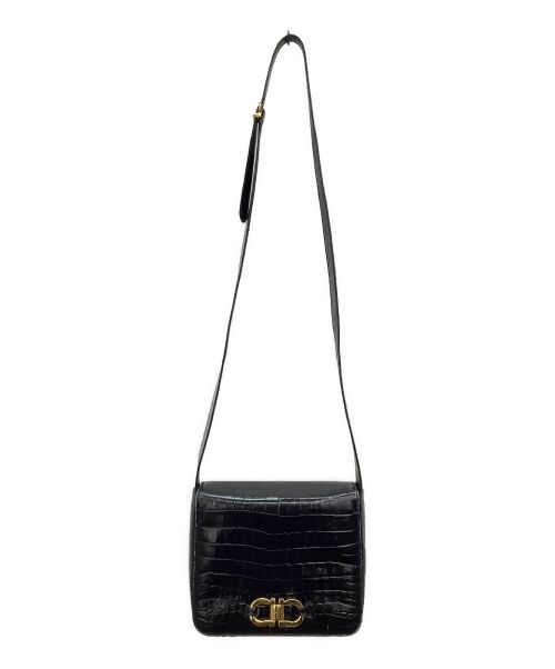 Salvatore Ferragamo（サルヴァトーレ フェラガモ）Salvatore Ferragamo (サルヴァトーレ フェラガモ) ショルダーバッグ ブラックの古着・服飾アイテム