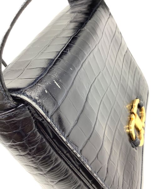 Salvatore Ferragamo（サルヴァトーレ フェラガモ）Salvatore Ferragamo (サルヴァトーレ フェラガモ) ショルダーバッグ ブラックの古着・服飾アイテム