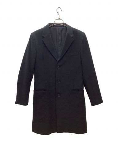 【中古】ロベルトカヴァリ 美品 カシミヤ100% テーラードジャケット ハーフコート ストライプ ブラック 46 M相当 IBO66 1065001103586358_04_1559.jpeg