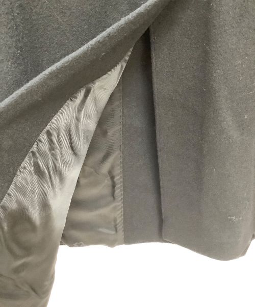 ROBERTO CAVALLI（ロベルトカヴァリ）ROBERTO CAVALLI (ロベルトカヴァリ) カシミヤ混チェスターコート ブラック サイズ:48の古着・服飾アイテム