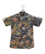 POLO RALPH LAURENポロ・ラルフローレン）の古着「コットン アロハシャツ」｜ブルー×グリーン