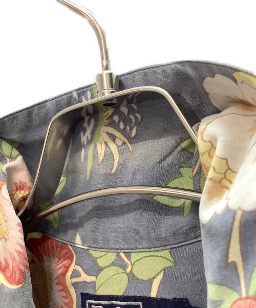 POLO RALPH LAUREN（ポロ・ラルフローレン）POLO RALPH LAUREN (ポロ・ラルフローレン) コットン アロハシャツ ブルー×グリーン サイズ:Mの古着・服飾アイテム