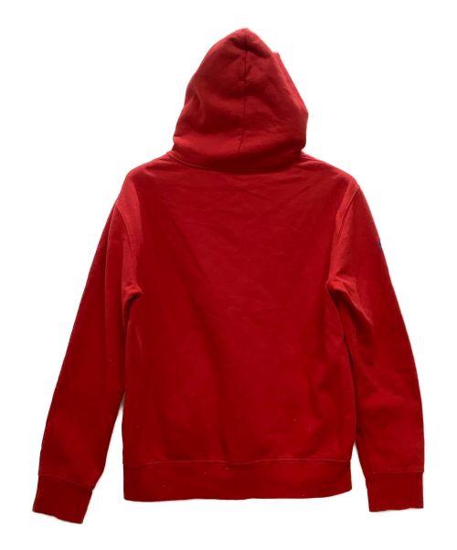POLO RALPH LAUREN（ポロ・ラルフローレン）POLO RALPH LAUREN (ポロ・ラルフローレン) プルオーバーパーカー レッド サイズ:Lの古着・服飾アイテム