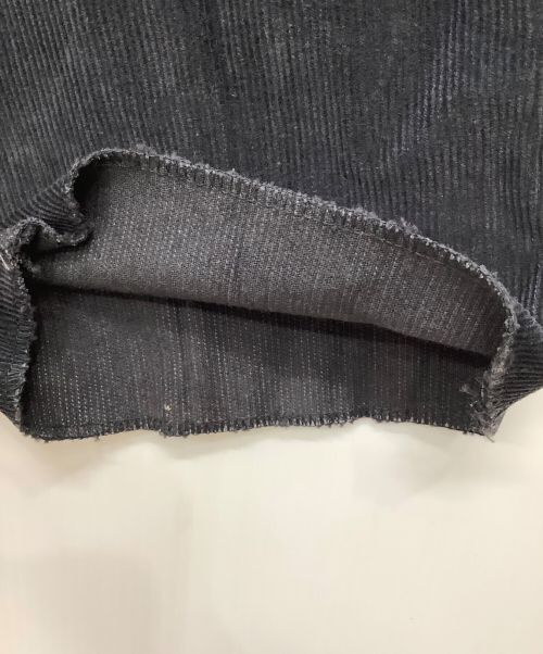 JIL SANDER（ジルサンダー）JIL SANDER (ジルサンダー) コーデュロイパンツ ブラック サイズ:44の古着・服飾アイテム