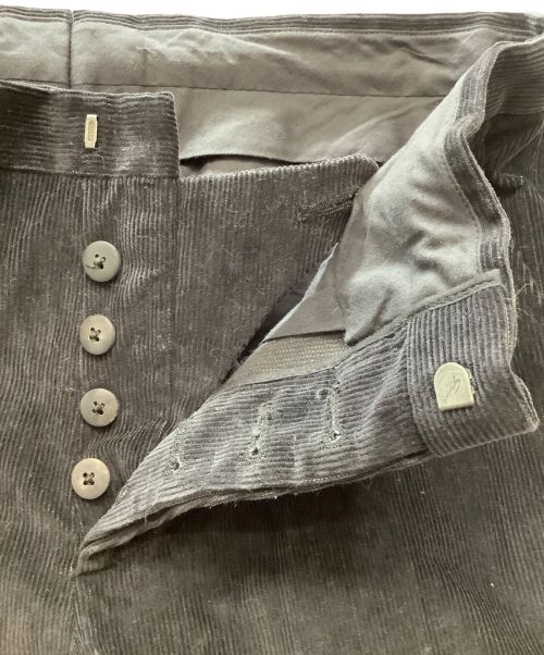 JIL SANDER（ジルサンダー）JIL SANDER (ジルサンダー) コーデュロイパンツ ブラック サイズ:44の古着・服飾アイテム