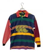 Canterburyカンタベリー）の古着「ラガーシャツ」｜グリーン×ネイビー