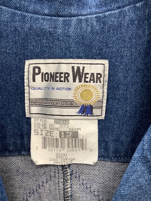 PIONEER WEAR（パイオニアウェア）PIONEER WEAR (パイオニアウェア) デニムコート インディゴ サイズ:12の古着・服飾アイテム