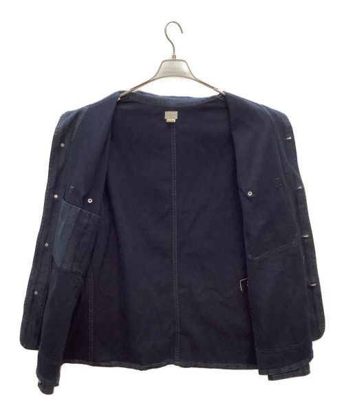 RRL（ダブルアールエル）RRL (ダブルアールエル) LOWELL JKT-LINED-SHIRT JACKET ネイビー サイズ:XXLの古着・服飾アイテム