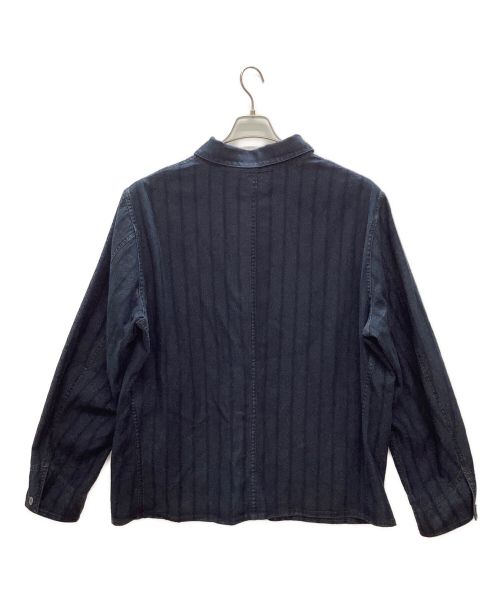 RRL（ダブルアールエル）RRL (ダブルアールエル) LOWELL JKT-LINED-SHIRT JACKET ネイビー サイズ:XXLの古着・服飾アイテム