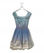 SECRET HONEY×DISNEYシークレットハニー×ディズニー）の古着「シンデレラ ワンピース」｜ブルー