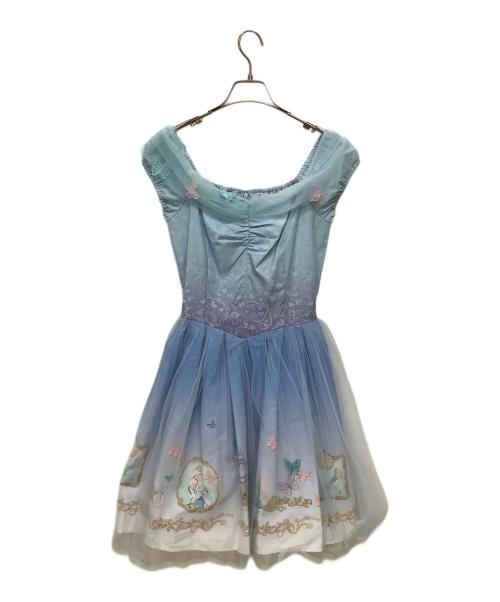 SECRET HONEY（シークレットハニー）SECRET HONEY (シークレットハニー) Disney (ディズニー) シンデレラ ワンピース ブルー サイズ:2の古着・服飾アイテム