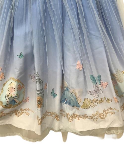SECRET HONEY（シークレットハニー）SECRET HONEY (シークレットハニー) Disney (ディズニー) シンデレラ ワンピース ブルー サイズ:2の古着・服飾アイテム