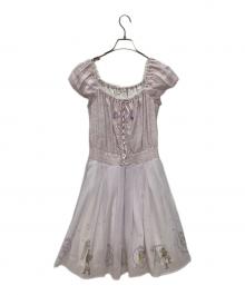 SECRET HONEY×DISNEY（シークレットハニー×ディズニー）の古着「ラプンツェル ワンピース」｜パープル