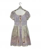 SECRET HONEY×DISNEYシークレットハニー×ディズニー）の古着「ラプンツェル ワンピース」｜パープル