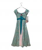 SECRET HONEY×DISNEYシークレットハニー×ディズニー）の古着「ジゼルカーテンワンピース -魔法にかけられて-」｜スカイブルー