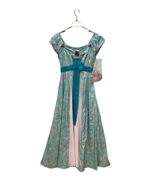 SECRET HONEY（シークレットハニー）SECRET HONEY (シークレットハニー) DISNEY (ディズニー) ジゼルカーテンワンピース -魔法にかけられて- スカイブルー サイズ:2 未使用品の古着・服飾アイテム