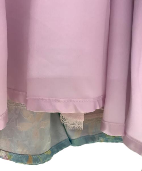 SECRET HONEY（シークレットハニー）SECRET HONEY (シークレットハニー) DISNEY (ディズニー) ジゼルカーテンワンピース -魔法にかけられて- スカイブルー サイズ:2 未使用品の古着・服飾アイテム