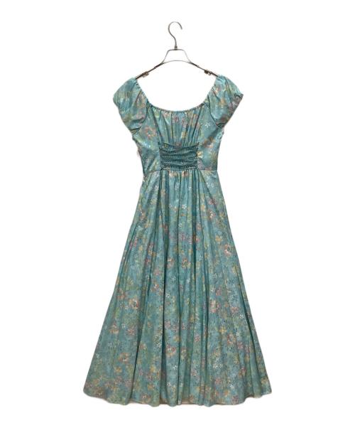 SECRET HONEY（シークレットハニー）SECRET HONEY (シークレットハニー) DISNEY (ディズニー) ジゼルカーテンワンピース -魔法にかけられて- スカイブルー サイズ:2 未使用品の古着・服飾アイテム