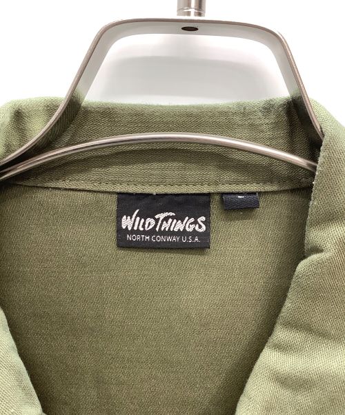 WILD THINGS（ワイルドシングス）WILD THINGS (ワイルドシングス) ファティーグジャケット オリーブ サイズ:Lの古着・服飾アイテム