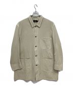 RRLダブルアールエル）の古着「ガーメントダイドニットヘリンボーンショップコート」｜アイボリー