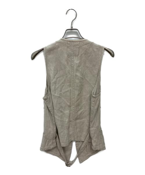 NIGEL CABOURN（ナイジェルケーボン）NIGEL CABOURN (ナイジェルケーボン) リネンベスト アイボリー サイズ:48の古着・服飾アイテム