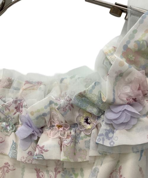 SECRET HONEY（シークレットハニー）SECRET HONEY (シークレットハニー) Disney (ディズニー) ジゼルワンピース ‐魔法にかけられて- ホワイト サイズ:2の古着・服飾アイテム