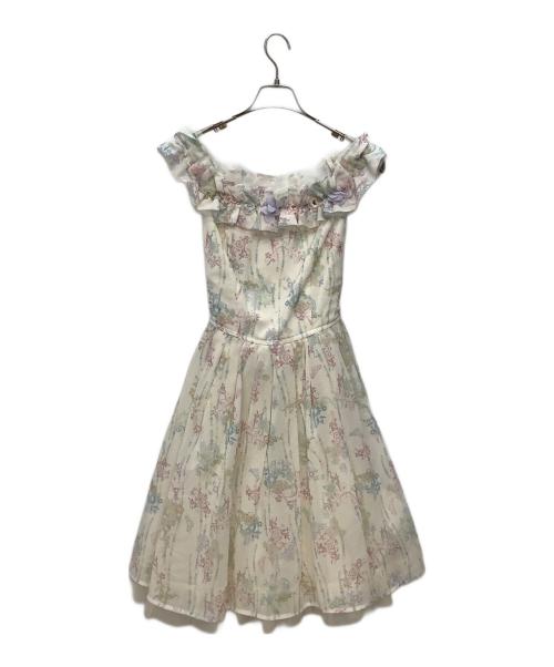 SECRET HONEY（シークレットハニー）SECRET HONEY (シークレットハニー) Disney (ディズニー) ジゼルワンピース ‐魔法にかけられて- ホワイト サイズ:2の古着・服飾アイテム