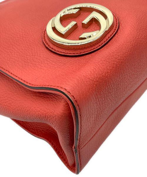 GUCCI（グッチ）GUCCI (グッチ) トートバッグ レッドの古着・服飾アイテム