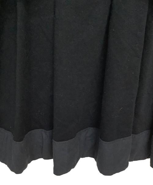 BLUE LABEL CRESTBRIDGE（ブルーレーベルクレストブリッジ）BLUE LABEL CRESTBRIDGE (ブルーレーベルクレストブリッジ) ドッキングワンピース ブラック×グレー サイズ:36の古着・服飾アイテム