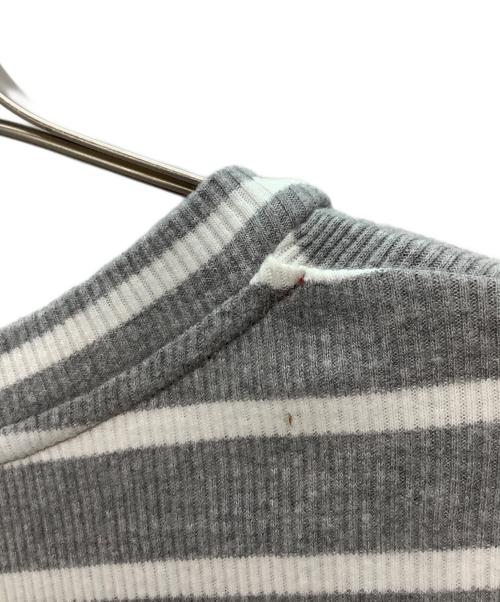 BLUE LABEL CRESTBRIDGE（ブルーレーベルクレストブリッジ）BLUE LABEL CRESTBRIDGE (ブルーレーベルクレストブリッジ) ドッキングワンピース ブラック×グレー サイズ:36の古着・服飾アイテム